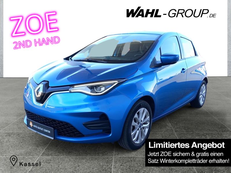 Renault Zoe in Lightning-Blau mit Navi